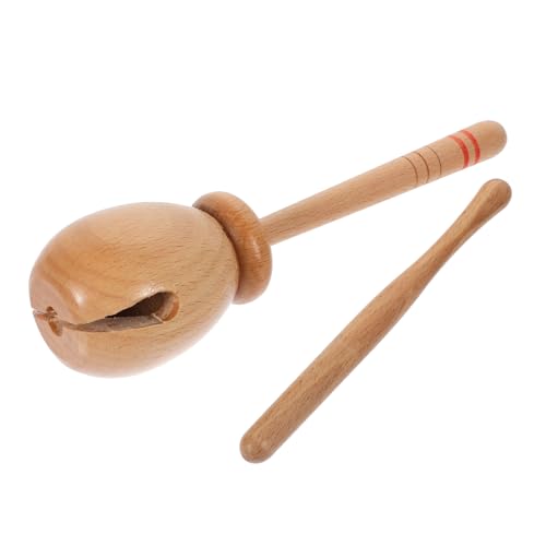 ZUNOXAZ 1 Satz Musikspielzeug aus Holz Rhythmusblock Percussion Instrument mit Schlägel Pädagogisches Schlaginstrument für Leicht und Tragbar Verbessert Kreativität und Musikverständnis von ZUNOXAZ