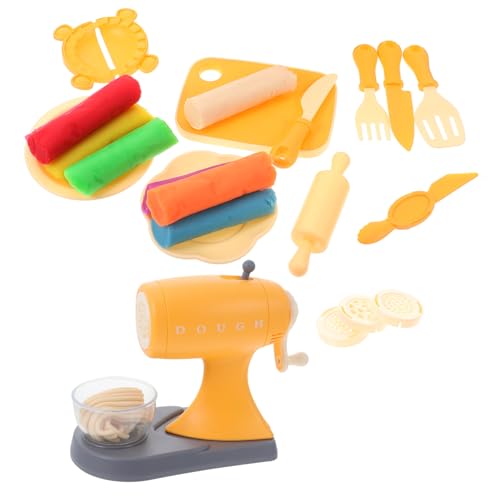 ZUNOXAZ 1 Satz Nudel Maschine Backset kinderküche küchenspielzeug für Spielzeugküchenutensilien Kleinkindspielzeug nudelmaschine interessantes Kinderspielzeug Bauch Orange von ZUNOXAZ