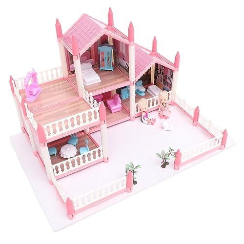 ZUNOXAZ 1 Satz Prinzessin Castle winzige Hausbausätze Mini-Hausbausatz Puppenhaus-DIY- Miniaturhaus -Kits DIY Dollhouse DIY Spielzeughäuser Plastik Rosa ZUNOXAZ 1 Satz Prinzessin Castle winzige Hausbausätze Mini-Hausbausatz Puppenhaus-DIY- Miniaturhaus -Kits DIY Dollhouse DIY Spielzeughäuser Plastik Rosa von ZUNOXAZ