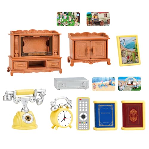 ZUNOXAZ 1 Satz Puppenmöbel Deko Hochwertige Kunststoffmöbel für Kreative Szenen für Kinderzimmer und Spielzeughäuser Zubehör für Puppenstuben und Miniaturdekoration ZUNOXAZ 1 Satz Puppenmöbel Deko Hochwertige Kunststoffmöbel für Kreative Szenen für Kinderzimmer und Spielzeughäuser Zubehör für Puppenstuben und Miniaturdekoration von ZUNOXAZ