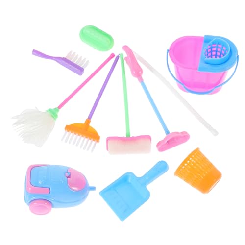 ZUNOXAZ 1 Satz Reinigungswerkzeug Spielset für Teiliges Interaktives Puppenreinigungs für Fantasievolles und Hausdekoration ZUNOXAZ 1 Satz Reinigungswerkzeug Spielset für Teiliges Interaktives Puppenreinigungs für Fantasievolles und Hausdekoration von ZUNOXAZ
