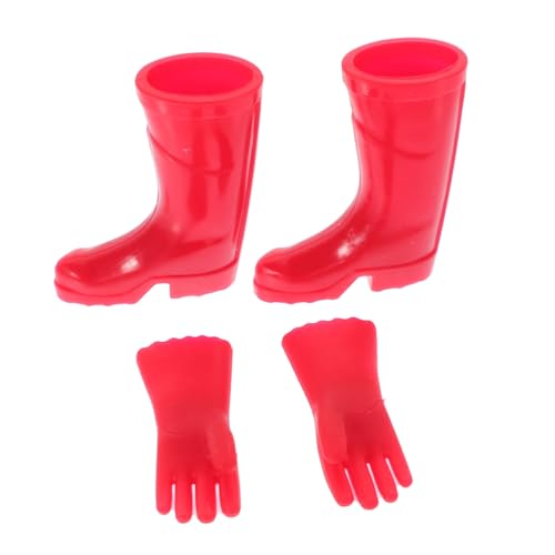 ZUNOXAZ 1 Satz Rote Regenstiefel für Kreative DIY Projekte und Puppenhaus Dekorationen Hochwertige Accessoires für Puppenfamilien ZUNOXAZ 1 Satz Rote Regenstiefel für Kreative DIY Projekte und Puppenhaus Dekorationen Hochwertige Accessoires für Puppenfamilien von ZUNOXAZ