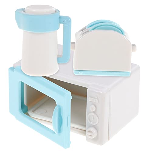 ZUNOXAZ 1 Satz Spielzeugküche Mikrowelle Wasserkocher Brotmaschine für Puppenhaus Zubehör Mini Küchenset Farblich Zufällig für Kreatives Rollenspiel und Lernspaß Zufällige ZUNOXAZ 1 Satz Spielzeugküche Mikrowelle Wasserkocher Brotmaschine für Puppenhaus Zubehör Mini Küchenset Farblich Zufällig für Kreatives Rollenspiel und Lernspaß Zufällige von ZUNOXAZ