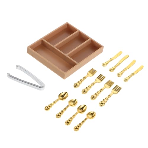 ZUNOXAZ 1 Satz Teiliges Zubehör aus Sicherem Kunststoff mit Aufbewahrungsbox für Kreatives und Dekoration Mini Küchen ZUNOXAZ 1 Satz Teiliges Zubehör aus Sicherem Kunststoff mit Aufbewahrungsbox für Kreatives und Dekoration Mini Küchen von ZUNOXAZ