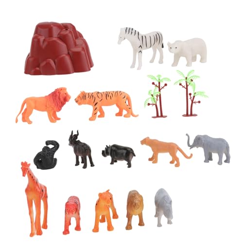 ZUNOXAZ 1 Satz Tiermodell Spielzeugset für Realistische Tierfiguren Kognitiven Entwicklung Lernspielzeug für Eltern Aktivitäten Fördert Kreatives Spiel und Tierkenntnisse von ZUNOXAZ