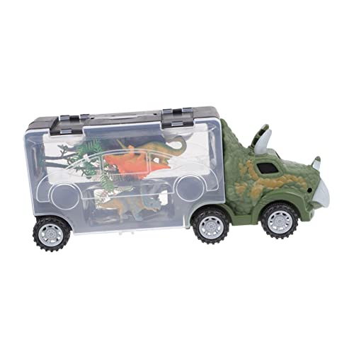 ZUNOXAZ 1 Satz Transporter Lastwagen mit Dinosaurier Modellen Kreatives Fahrzeug für Fördert Tierkenntnis und Spielvergnügen für Drinnen und Draußen Sicher und Langlebig ZUNOXAZ 1 Satz Transporter Lastwagen mit Dinosaurier Modellen Kreatives Fahrzeug für Fördert Tierkenntnis und Spielvergnügen für Drinnen und Draußen Sicher und Langlebig von ZUNOXAZ