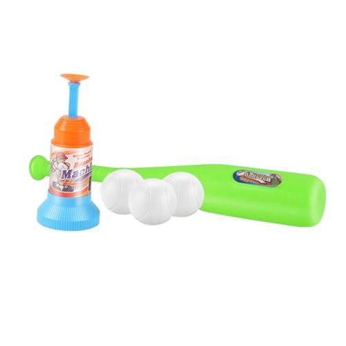 ZUNOXAZ 1 Schachtel Baseball Pitching Machine für Kreativer Baseball Trainer mit Schläger Wurfmaschine und Bällen für Outdoor und Indoor Spiel Farben Zufällig Zufällige Zufällige Farbe von ZUNOXAZ