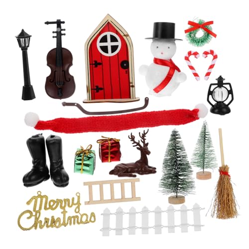 ZUNOXAZ 1 Set Elfen Puppenhaus Puppenhaus Weihnachtsschmuck Puppenhaus Miniatur Bausatz Weihnachtsdeko Weihnachtsschmuck Miniatur Weihnachts Miniatur Puppenhaus Zubehör Mini ZUNOXAZ 1 Set Elfen Puppenhaus Puppenhaus Weihnachtsschmuck Puppenhaus Miniatur Bausatz Weihnachtsdeko Weihnachtsschmuck Miniatur Weihnachts Miniatur Puppenhaus Zubehör Mini von ZUNOXAZ