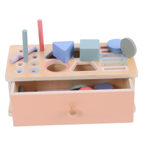 ZUNOXAZ 1 Set Montessori-sortierspielzeug: Kleinkinder-farbabgleichs-formerkennungsbox, Baby-aktivitätsspielzeug Aus Holz Für Die Frühkindliche Bildung Für Jungen Und Mädchen von ZUNOXAZ