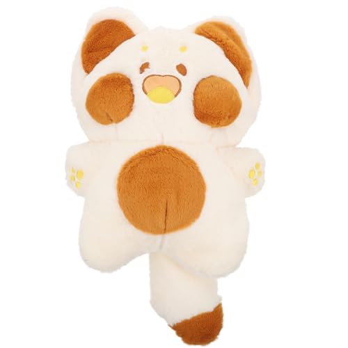 ZUNOXAZ 1 Stück Doodle Katze Plüschmännchen Känguru- Dinosaurier- Koala Plüschtier Niedliche Sache Puppe Kreative Puppe Plüschpuppe Katzenpuppe Orange Pp Baumwolle von ZUNOXAZ