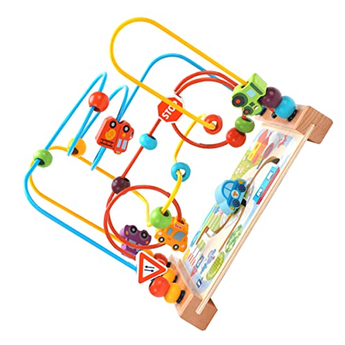 ZUNOXAZ 1 Stück Holzpuzzle Lustiges Bead Maze für Lernspielzeug mit Stabiler Bauweise Geeignet für Frühe Bildung und Kognitive Entwicklung für Kleine ZUNOXAZ 1 Stück Holzpuzzle Lustiges Bead Maze für Lernspielzeug mit Stabiler Bauweise Geeignet für Frühe Bildung und Kognitive Entwicklung für Kleine von ZUNOXAZ