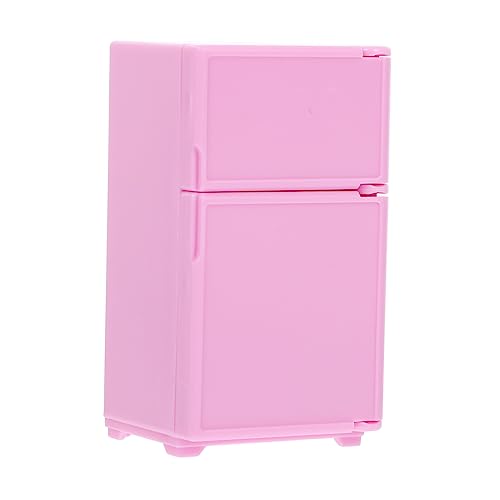 ZUNOXAZ 1 Stück Kühlschrank Modell für Puppenhaus DIY Küchen Dekoration aus Hochwertigem Mini Einrichtung und Kreative Spielwelten von ZUNOXAZ