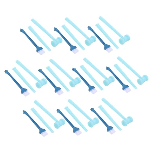 ZUNOXAZ 10 Sätze Ausgrabungswerkzeug Set mit Hammer Meißel Pinsel Leichtes Plastik DIY Bauspielzeug für Kleinkinder Feinmotorik Stem Lernen Archäologische Simulation von ZUNOXAZ