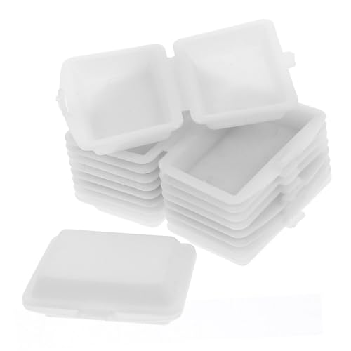 ZUNOXAZ 10 Stück Mini -Lunchbox -Modell realistisch mach es mini Mini-Vers Machen es zu Mini-Essen Lunchboxen für Miniatur Dollhouse Decor Puppenhaus Mini-Dekoration Plastik Weiß ZUNOXAZ 10 Stück Mini -Lunchbox -Modell realistisch mach es mini Mini-Vers Machen es zu Mini-Essen Lunchboxen für Miniatur Dollhouse Decor Puppenhaus Mini-Dekoration Plastik Weiß von ZUNOXAZ