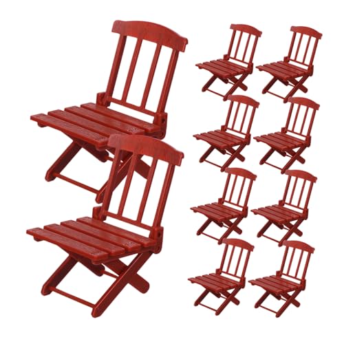 ZUNOXAZ 10 Stück Mini Strandstuhl Faltbar Realistische Puppenhausmöbel für DIY Garten Deko Vielseitig als Miniatur Beach Chair für Cake Topper und Sommer Szenen ZUNOXAZ 10 Stück Mini Strandstuhl Faltbar Realistische Puppenhausmöbel für DIY Garten Deko Vielseitig als Miniatur Beach Chair für Cake Topper und Sommer Szenen von ZUNOXAZ