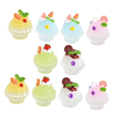 ZUNOXAZ 10 Stück Miniatur Eiscreme Dekorationen Teiliges aus Bunten Resin Nachbildungen für Puppenhäuser Realistische Lebensmittel Requisiten für Kreative Spielwelten und DIY Projekte ZUNOXAZ 10 Stück Miniatur Eiscreme Dekorationen Teiliges aus Bunten Resin Nachbildungen für Puppenhäuser Realistische Lebensmittel Requisiten für Kreative Spielwelten und DIY Projekte von ZUNOXAZ