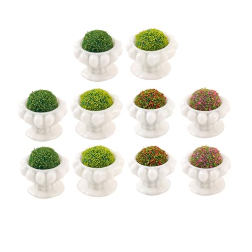 ZUNOXAZ 10 Stück Miniature Bonsai Pflanzen Teiliges für Puppenhaus Dekoration Künstliche Topfpflanzen mit Lebendigem Aussehen für Miniaturgärten und Wohnaccessoires ZUNOXAZ 10 Stück Miniature Bonsai Pflanzen Teiliges für Puppenhaus Dekoration Künstliche Topfpflanzen mit Lebendigem Aussehen für Miniaturgärten und Wohnaccessoires von ZUNOXAZ