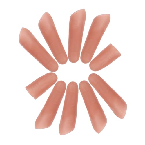 ZUNOXAZ 10 Stück Realistische Fake Finger Daumenhülle Vinyl Kunstfinger für Halloween Deko Vielseitig Einsetzbar Langlebig und Täuschend Echt ZUNOXAZ 10 Stück Realistische Fake Finger Daumenhülle Vinyl Kunstfinger für Halloween Deko Vielseitig Einsetzbar Langlebig und Täuschend Echt von ZUNOXAZ