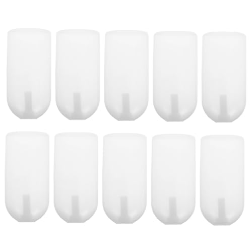 ZUNOXAZ 10 Stück Squeaker Inserts für Ovaler Kunststoff quietscher Geräuschaktivierter Sound Einsatz Robust und Sicher für DIY Plüschtiere Hundespielzeug Basteln und Reparatur von ZUNOXAZ