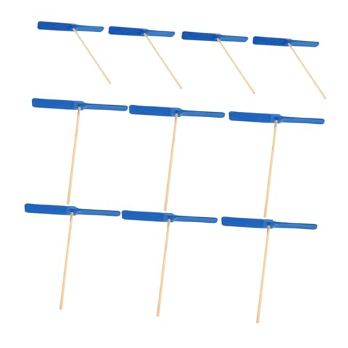 ZUNOXAZ 10 Stück Teiliges Bambus Drachenflieger Set Langlebiges Holzflugspielzeug Handgestrichen Fördert Feinmotorik und Outdoor Spiele für Interaktives Familienspiel von ZUNOXAZ