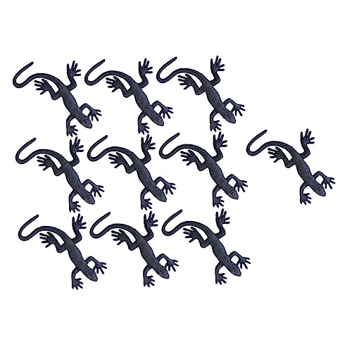 ZUNOXAZ 10 Stück Teiliges Kunststoff Gecko Schwarz Realistische Form Langlebig als Halloween Party Requisiten und Scherzartikel für Partys und Bühnenshows ZUNOXAZ 10 Stück Teiliges Kunststoff Gecko Schwarz Realistische Form Langlebig als Halloween Party Requisiten und Scherzartikel für Partys und Bühnenshows von ZUNOXAZ