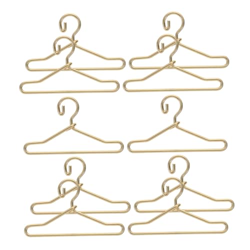 ZUNOXAZ 10 Stück Teiliges Mini Kleiderbügel aus Metall Stabile Puppenkleiderbügel für Puppenschrank und Puppenhaus Glatte Oberfläche Schont Puppenkleidung Praktischer Schrank Organizer ZUNOXAZ 10 Stück Teiliges Mini Kleiderbügel aus Metall Stabile Puppenkleiderbügel für Puppenschrank und Puppenhaus Glatte Oberfläche Schont Puppenkleidung Praktischer Schrank Organizer von ZUNOXAZ