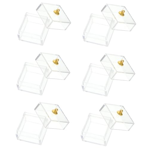 ZUNOXAZ 10 Stück Teiliges Mini Kunststoff Aufbewahrungsboxen Transparent Süßigkeiten Vitrine für Puppenhaus Dekorationen und Kleine Figuren Geeignet ZUNOXAZ 10 Stück Teiliges Mini Kunststoff Aufbewahrungsboxen Transparent Süßigkeiten Vitrine für Puppenhaus Dekorationen und Kleine Figuren Geeignet von ZUNOXAZ