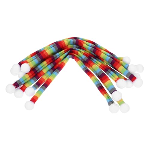 ZUNOXAZ 10 Stück Teiliges Mini Weihnachtsschals aus Gestreiftem Strapazierfähigem Weiche Mini Schals für Puppen und Weinflaschen Farbenfrohe Weihnachtsdeko für Kleine Objekte ZUNOXAZ 10 Stück Teiliges Mini Weihnachtsschals aus Gestreiftem Strapazierfähigem Weiche Mini Schals für Puppen und Weinflaschen Farbenfrohe Weihnachtsdeko für Kleine Objekte von ZUNOXAZ