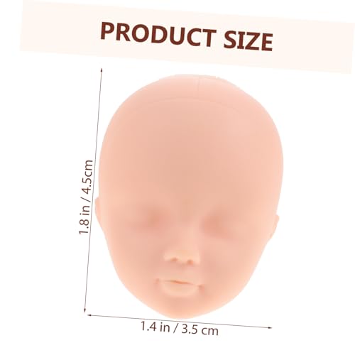 ZUNOXAZ 10 Stück Teiliges Puppenköpfe aus Kunststoff zum Schminken Üben und Basteln Glatte Oberfläche Bruchfest Geeignet für DIY Deko Make up Training und Kreative Puppenprojekte von ZUNOXAZ