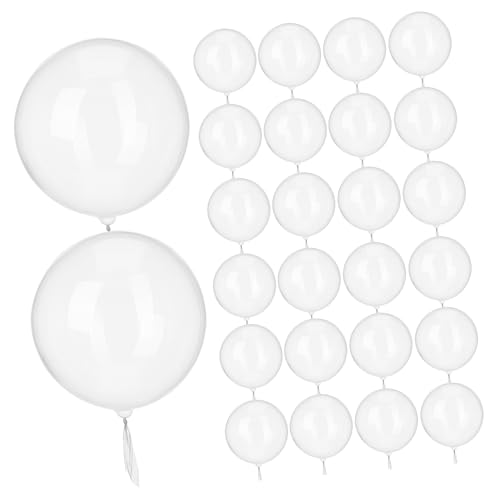 ZUNOXAZ 100 Stück Bobo Ballons Transparent Tpu Elastisch Langlebig Für Hochzeit Geburtstag Party Dekoration Indoor Outdoor Vielseitig Befüllbar ZUNOXAZ 100 Stück Bobo Ballons Transparent Tpu Elastisch Langlebig Für Hochzeit Geburtstag Party Dekoration Indoor Outdoor Vielseitig Befüllbar von ZUNOXAZ