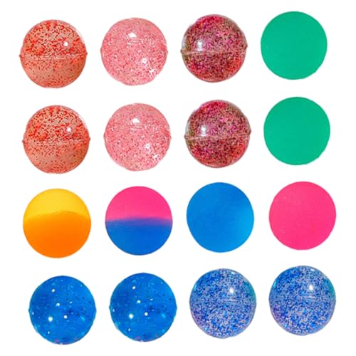ZUNOXAZ 100 Stück Bunte Elastische Gummibälle für Leichte Langlebige Hüpfbälle als Party Lebendige Farben Sicher und Einfach für Kindergeburtstag und Outdoor Spaß von ZUNOXAZ