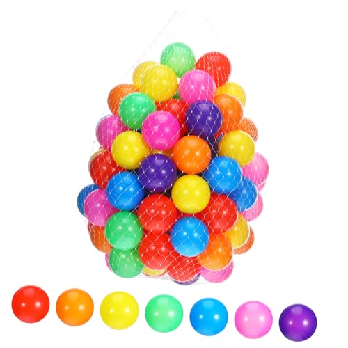 ZUNOXAZ 100 Stück Bunte Pack Ocean Balls Spielbälle für Pool Partys und Spielplätze Langlebig und Vielseitig Einsetzbar Zufällige Farbe Zufällige Farbe von ZUNOXAZ