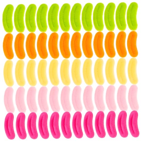 ZUNOXAZ 100 Stück Handgefertigtes Puppenmundstück DIY Brüfung Dull Muss Teile Für Gefüllte Spielzeugmund Reparatur Tierpuppenmund Dicker Lippenersatz Ersatz von ZUNOXAZ