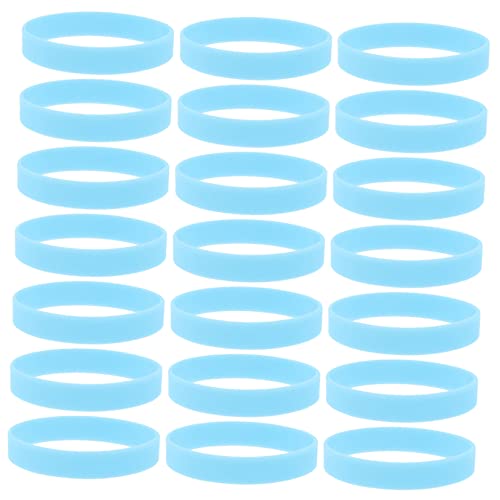 ZUNOXAZ 100 Stück Leuchtende Silikonarmbänder Nachtlicht Armbänder für Party Outdoor Aktivitäten Flexible Hautfreundliche Wristbands Glow in The Dark Partyzubehör von ZUNOXAZ