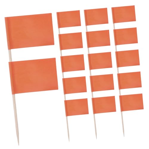 ZUNOXAZ 100 Stück Mini Zahnstocher Fähnchen in Einfarbig Orange Robuste Kleine Flaggen für Kuchen Dekoration Käse und Obst Buffet Marker Vielseitige Party Food Picks und Cupcake Topper ZUNOXAZ 100 Stück Mini Zahnstocher Fähnchen in Einfarbig Orange Robuste Kleine Flaggen für Kuchen Dekoration Käse und Obst Buffet Marker Vielseitige Party Food Picks und Cupcake Topper von ZUNOXAZ