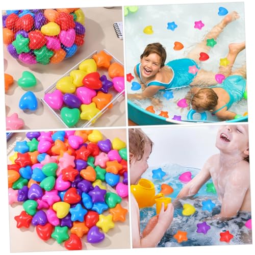 ZUNOXAZ 100 Stück Teiliges Bunter Kunststoff Ozeanbälle in Stern und Herzform für Kleinkinder Robust für Indoor Spielbereiche Pools Partygeschenke und Ballpits ZUNOXAZ 100 Stück Teiliges Bunter Kunststoff Ozeanbälle in Stern und Herzform für Kleinkinder Robust für Indoor Spielbereiche Pools Partygeschenke und Ballpits von ZUNOXAZ