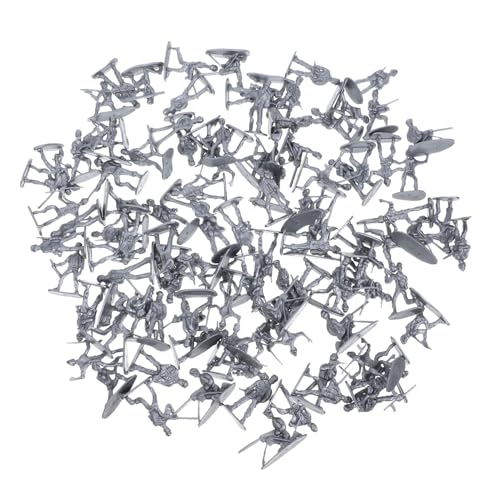 ZUNOXAZ 100 Stück Teiliges Mini Soldaten aus Robustem Kunststoff Kleine Militärfiguren für Sandtafeln Sammlungen und Spielwelten Silberfarbene Miniatur Soldat Spielfiguren Langlebig und ZUNOXAZ 100 Stück Teiliges Mini Soldaten aus Robustem Kunststoff Kleine Militärfiguren für Sandtafeln Sammlungen und Spielwelten Silberfarbene Miniatur Soldat Spielfiguren Langlebig und von ZUNOXAZ