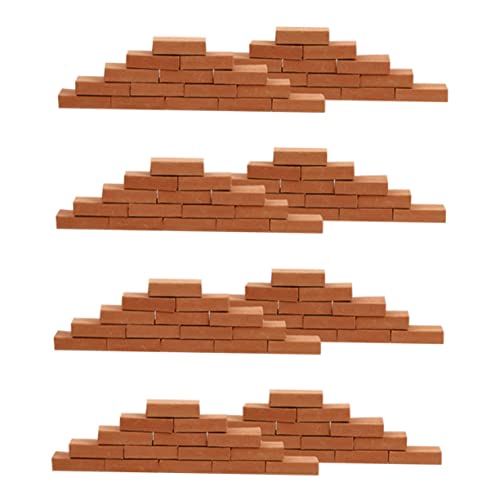 ZUNOXAZ 100 Stück Teiliges Miniatur Ziegelmodell aus Kleine Bausteine für Sandtisch und Architektur Kompakte Bruchsicher Geeignet für Modellbau Schulprojekte Fotorequisiten und ZUNOXAZ 100 Stück Teiliges Miniatur Ziegelmodell aus Kleine Bausteine für Sandtisch und Architektur Kompakte Bruchsicher Geeignet für Modellbau Schulprojekte Fotorequisiten und von ZUNOXAZ