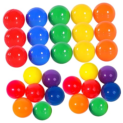 ZUNOXAZ 100Stücke Lotteriebälle aus Kunststoff Verlosung Tombola Bälle Bunten Farben für Spiele Veranstaltungen Unterhaltung Wiederverwendbar Langlebig von ZUNOXAZ