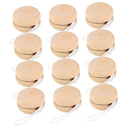ZUNOXAZ 12 Stück Holz Yo Yo Bälle Unfertige DIY Spielzeuge zum Handbemalen für Kreativität und Dekorative Jedem Zuhause ZUNOXAZ 12 Stück Holz Yo Yo Bälle Unfertige DIY Spielzeuge zum Handbemalen für Kreativität und Dekorative Jedem Zuhause von ZUNOXAZ