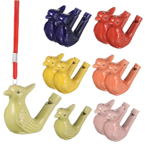 ZUNOXAZ 12 Stück Keramik Vogelpfeifen Bunte Wasserspielzeug Vogelrufe Robuste Leichte Keramikpfeifen für Geburtstagsgeschenke und Outdoor Spielspaß Zufällige Farbe ZUNOXAZ 12 Stück Keramik Vogelpfeifen Bunte Wasserspielzeug Vogelrufe Robuste Leichte Keramikpfeifen für Geburtstagsgeschenke und Outdoor Spielspaß Zufällige Farbe von ZUNOXAZ