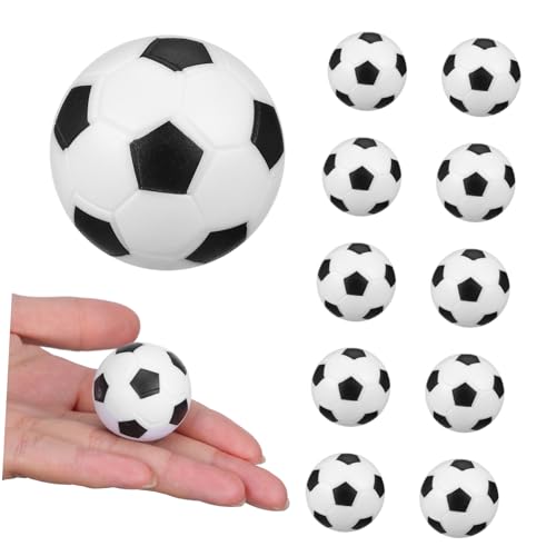 ZUNOXAZ 12 Stück Mini Tischfußball Bälle aus Robustem Abs Ersatzbälle für Tischkicker Kompakt und Langlebig für Tischfußballspiele Zuhause Büro und Unterwegs Interaktives Zubehör für von ZUNOXAZ