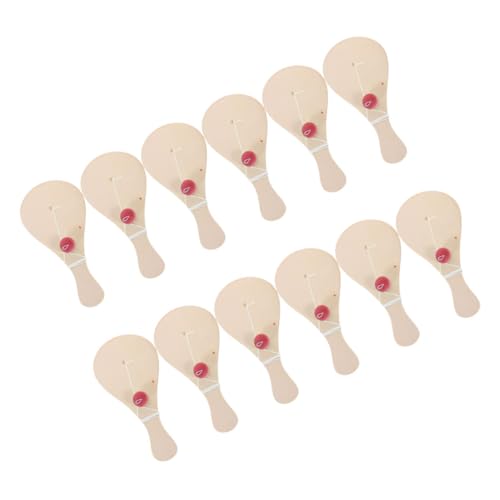 ZUNOXAZ 12 Stück Teiliges DIY Holz Paddle Ball Set für Unvollendete Paddel zum Malen und Gestalten Graffiti mit Schnur und Ball Kreatives Bastelspielzeug für Jungen und Mädchen ZUNOXAZ 12 Stück Teiliges DIY Holz Paddle Ball Set für Unvollendete Paddel zum Malen und Gestalten Graffiti mit Schnur und Ball Kreatives Bastelspielzeug für Jungen und Mädchen von ZUNOXAZ