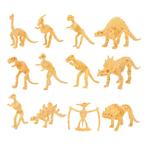 ZUNOXAZ 12 Stück Teiliges Dinosaurier Skelett Modell Realistisches Dino für Pädagogisch Wertvoller Archäologie Bausatz Fördert Praktische Fähigkeiten und Kognitives Lernen ZUNOXAZ 12 Stück Teiliges Dinosaurier Skelett Modell Realistisches Dino für Pädagogisch Wertvoller Archäologie Bausatz Fördert Praktische Fähigkeiten und Kognitives Lernen von ZUNOXAZ