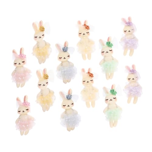 ZUNOXAZ 12 Stück Teiliges Gefüllte Kaninchenpuppen aus Handgefertigte Bunny Deko für DIY Vielseitige Raumdekoration Flauschige Hasenfiguren in Farben als Niedliche Kuscheltiere und ZUNOXAZ 12 Stück Teiliges Gefüllte Kaninchenpuppen aus Handgefertigte Bunny Deko für DIY Vielseitige Raumdekoration Flauschige Hasenfiguren in Farben als Niedliche Kuscheltiere und von ZUNOXAZ