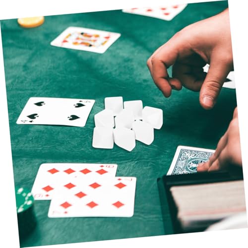 ZUNOXAZ 12 Stück Teiliges Glatte Acrylwürfel Seitig zum Gravieren DIY Brettspiele Lernwürfel für Unterrichtsaktivitäten Kreative Spielsteine Langlebig und Vielseitig von ZUNOXAZ