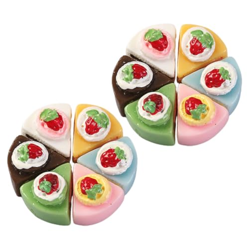 ZUNOXAZ 12 Stück Teiliges Mini Dessert Modell Farblich Gemischte Miniatur Kuchen für Puppenhaus Küche Detailreiche Handliche Dekoration für Miniaturlandschaften und Fotorequisiten ZUNOXAZ 12 Stück Teiliges Mini Dessert Modell Farblich Gemischte Miniatur Kuchen für Puppenhaus Küche Detailreiche Handliche Dekoration für Miniaturlandschaften und Fotorequisiten von ZUNOXAZ