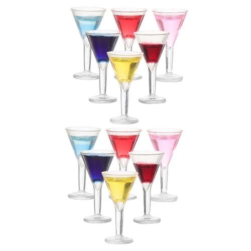ZUNOXAZ 12 Stück Weingläser Teilig Dekorative Miniaturen für Puppenhaus und Mikrolandschaft Realistische Cocktailbecher Bunten Farben Deko für Kleine Szenen und Fotografie ZUNOXAZ 12 Stück Weingläser Teilig Dekorative Miniaturen für Puppenhaus und Mikrolandschaft Realistische Cocktailbecher Bunten Farben Deko für Kleine Szenen und Fotografie von ZUNOXAZ
