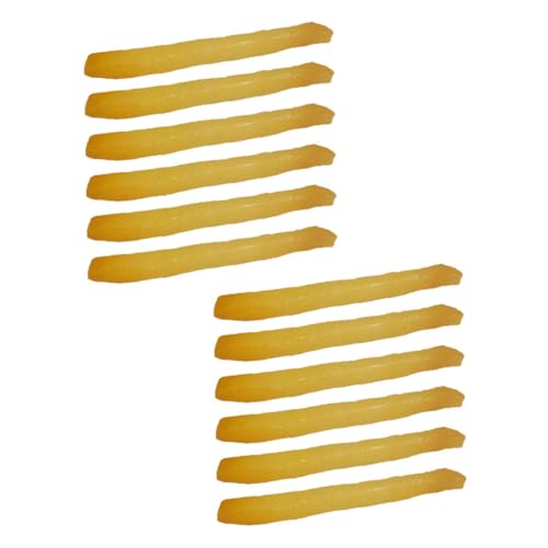 ZUNOXAZ 12Stücke Künstliche Lebensmittelsimulation für Fotografie Hochwertige Frites für Deko Lehrzwecke Zubehör für Veranstaltungen ZUNOXAZ 12Stücke Künstliche Lebensmittelsimulation für Fotografie Hochwertige Frites für Deko Lehrzwecke Zubehör für Veranstaltungen von ZUNOXAZ