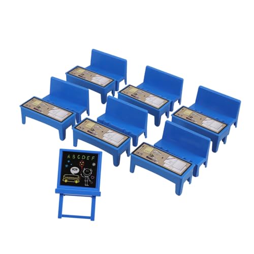 ZUNOXAZ 13 Stück Schreibtischspielzeug Für Miniaturmodellmöbel Miniatur-Schulbank Miniaturwerkzeuge Für Puppenhaus Mini-Schreibtisch Puppenhaus-schulbedarf Tafel Plastik ZUNOXAZ 13 Stück Schreibtischspielzeug Für Miniaturmodellmöbel Miniatur-Schulbank Miniaturwerkzeuge Für Puppenhaus Mini-Schreibtisch Puppenhaus-schulbedarf Tafel Plastik von ZUNOXAZ